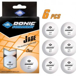 Donic Jade poly 40+ quality, Table Tennis Ball (6 Pack) White