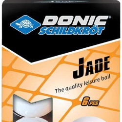Donic Jade poly 40+ quality, Table Tennis Ball (6 Pack) White