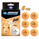 Donic Jade poly 40+ quality, Table Tennis Ball (6 Pack) Orange