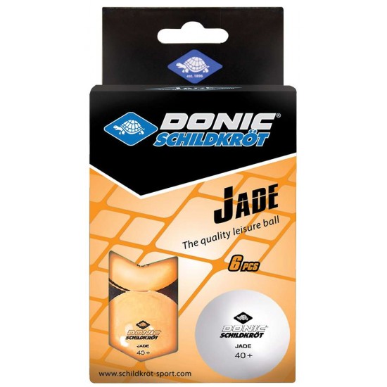 Donic Jade poly 40+ quality, Table Tennis Ball (6 Pack) Orange