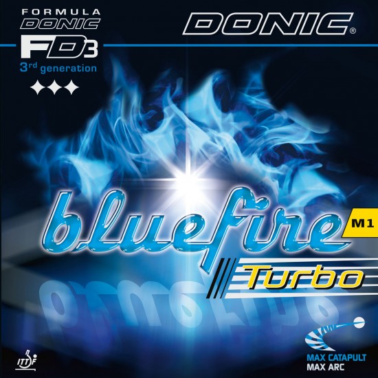 DONIC BLUE FIRE - M1 TURBO TABLE TENNIS RUBBER