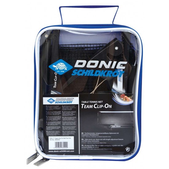 DONIC Net Set Team Clip-on for Table Tennis