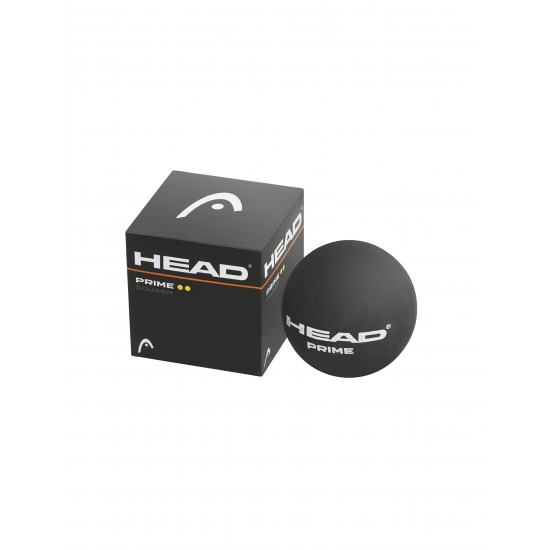 HEAD PRIME SQUASH BALL - DUBLE YELLOW DOT