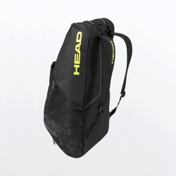Head Extreme Nite 12R MonsterCombi Racket Bag - Black / Yellow 