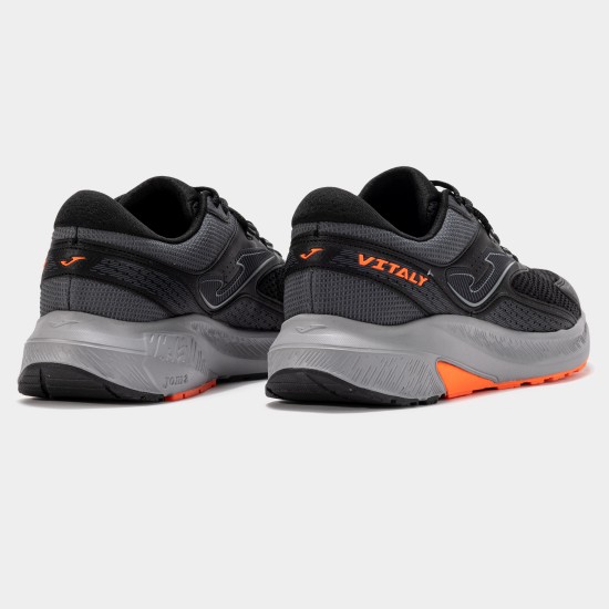 JOMA VITALY RUNNING SHOES 25 UNISEX BLACK GRAY