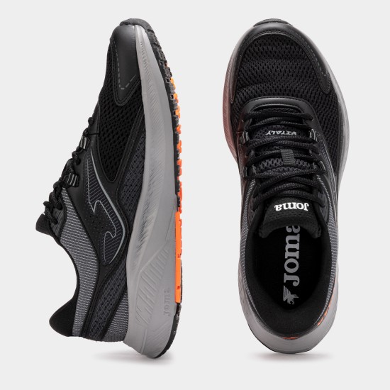 JOMA VITALY RUNNING SHOES 25 UNISEX BLACK GRAY