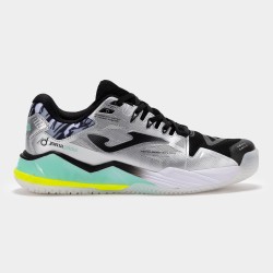 JOMA SPIN 26 MEN PADEL SHOES - SILVER BLACK