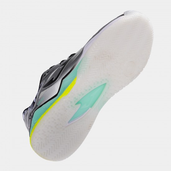 JOMA SPIN 26 MEN PADEL SHOES - SILVER BLACK