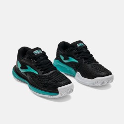 JOMA ACE 26 CARBON-PLATE TENNIS HARD COURT SHOES - BK-BLUISH GREEN