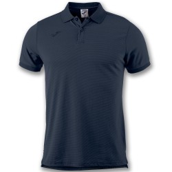 JOMA Essential POLO SHIRT WITH STRIPES COMBI VENICE - NAVY BLUE