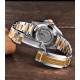 Pagani Design Submariner Tow-Tone Luxury Stainless Steel Wristwatch Men - PD-1639 (Blue Yellow Gold)