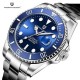 PAGANI DESIGN AUTOMATIC SUBMARINER STAINLESS STEEL WATCH - PD-1639-BLUE 