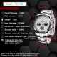 PAGANI DESIGN DAYTONA METEORITE CHRONOGRAPH QUARTZ MEN WATCH - PD-1644 GRAY