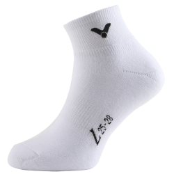 Victor Men's Sport Low Cut Socks SK-145A - White (1 Pack)