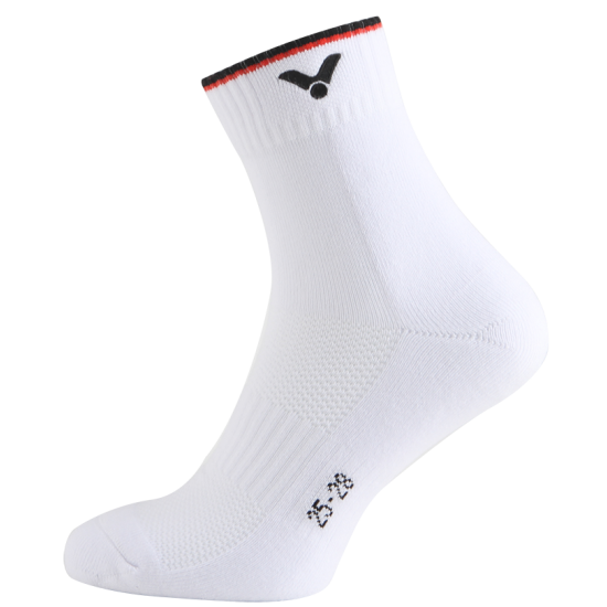 Victor  Sport Ankle Socks SK-149D - White/Red (1 Pack)