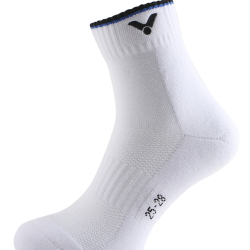 Victor Men's Sport Ankle Socks SK-149F - White/Blue (1 Pack)