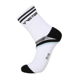 Victor Sport Socks SK-167 C - White / Black (1 Pack)