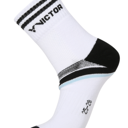 Victor Sport Socks SK-167 C - White / Black (1 Pack)