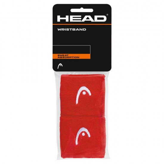 Head Wristband 2,5" - Red