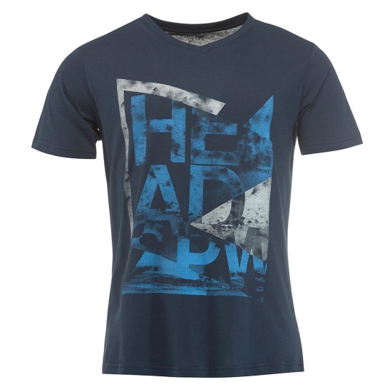 Head Alcott V-Shirt M - Dark Blue