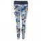 Head Vision Graphic 7/8 Pants W - Turquoise - Royal & Yellow 