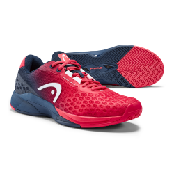 Head Revolt Pro 3.0 Clay Tennis Shoes-Red & Dark Blue (only UK-8.5)