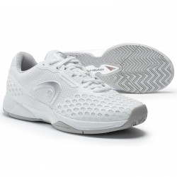 Head Women's Revolt Pro 3.0 Tennis Shoes. White and Gray (only UK-6)