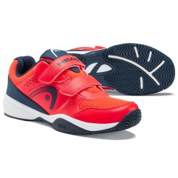 Head Sprint Velcro 2.5 Red/Dark Blue Kids Shoes (Only UK-1)