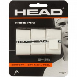 Head Prime Pro OverGrip-White (3 Pack)