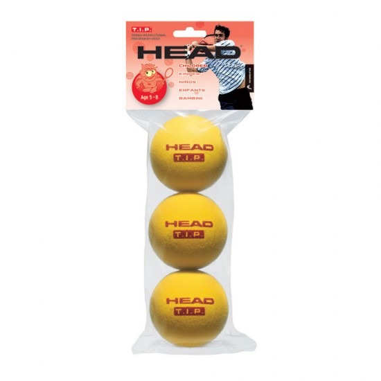 Head T.I.P Tennis Training Balls (3 Pack) - Red