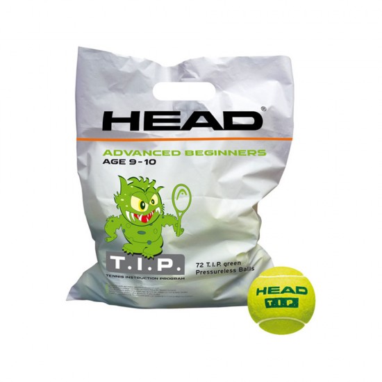 Head T.I.P Tennis Training Balls (72 Pack) - Green
