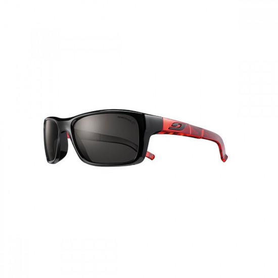 Julbo Cobalt Spectron 3 Lens Sunglasses (Shiny Black + Red)