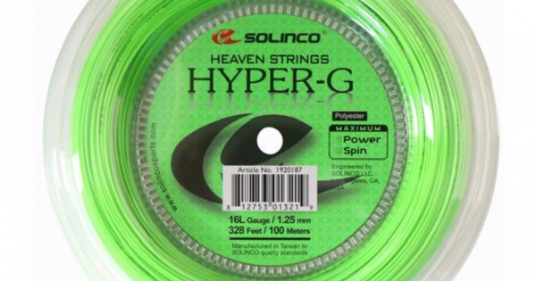 Solinco HYPER-G Tennis String Mini Reel-100M